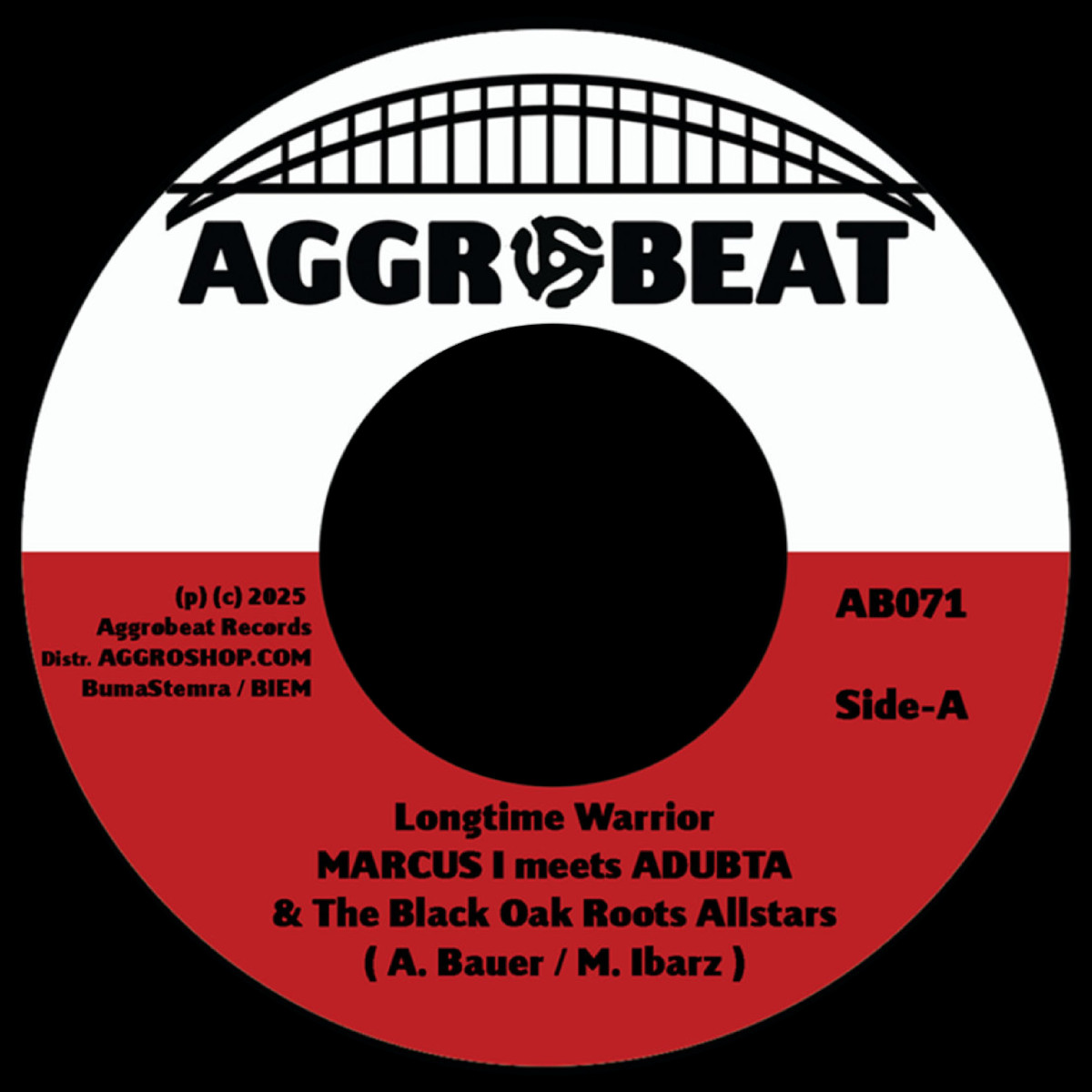 Longtime Warrior / Warrior Sax feat Viti Sanchez 7“ - Marcus I meets aDUBta & The Black Oak Roots Allstars - Aggrobeat Records - Release: 06/13/2025 Longtime Warrior / Warrior Sax feat Viti Sanchez 7“ - Marcus I meets aDUBta & The Black Oak Roots Allstars - Aggrobeat Records - Release: 06/13/2025