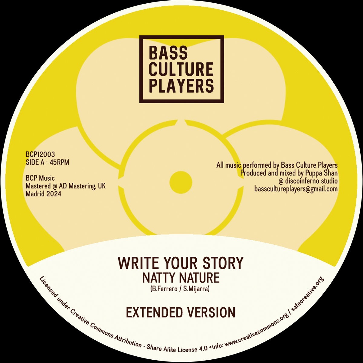 Write Your Story - Natty Nature, Bass Lee, BCP - Drums by aDUBta - BCP Music - Release: 10/30/2024 Write Your Story - Natty Nature, Bass Lee, BCP - Drums by aDUBta - BCP Music - Release: 10/30/2024
